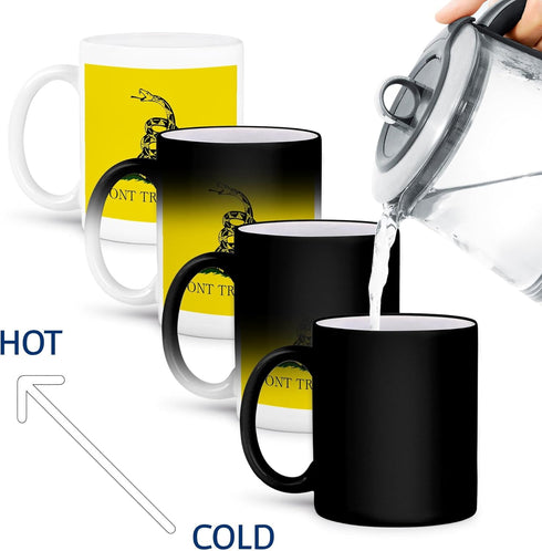 3dRose (mug_108323_3) Dont Tread on Me - Magic Transforming Mug, 11oz...