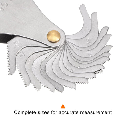 America SAE Type 4-84 Screw Thread Pitch Gauge Tool Pitch Cutting Gauge Caliper Gauges Measuring Tool for Industrial Measurement...