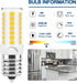 LED Microwave Light Bulb, E17 LED Bulb Dimmable, 40W Incandescent Replacement, Natural White 4000K, T7 Appliance Bulb Fit for Microwave, Refrigera...