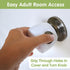 4-Pack Childproof Door Knob Covers - Easy to Install Child Safety Door Knob Cover with No Tools Needed - Reusable, White Baby Proof Door Knob Cove...