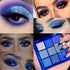AMY'S DIARY Blue Eyeshadow Palette Glitter Eye shadow Makeup,Navy Blue Eyeshadow Shiny Sparkle Shimmer Glitter blue Eyeshadow Waterproof Pallete,r...