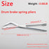 Minho Brake Spring Pliers Drum Brakes Tool,Double Ended Pliers Installer & Remover Tool in Nickel-plated Steel Material for Drum Brake Shoe Return...