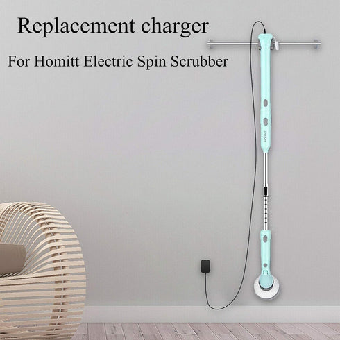 WUKUR Charger for Homitt Electric Spin Scrubber, AC Adapter for Homitt Scrubber HM115C, HM115CW, HM115CD,HM115CG HM204C and More, Replacement Homi...