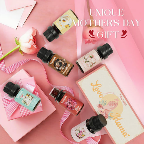SALKING Fragrance Oil Gift Set for Mom, Premium Essential Oil for Diffuser, Scented Oil Gift for Mother's Day, Diffuser Oil for Soap & Candle Maki...