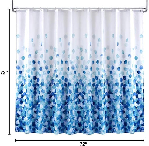 ARICHOMY Shower Curtain, Polyester Farmhouse Shower Curtain Set Bathroom Fabric Fall Curtains Waterproof Colorful Funny with Standard Size 72 by 7...