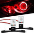 Qasim LED Devil Eye DRL LED Module for Projector Lens Retrofit DIY Red Demon Evil Eye-2Pack...