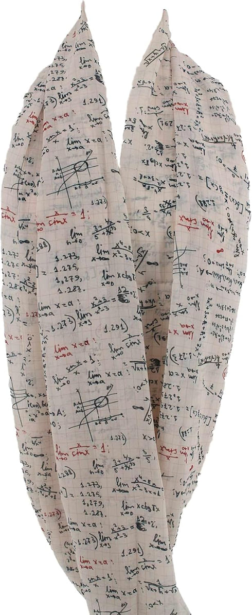 Mathematics Infinity Scarf Circle Geek Scarf...