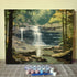 Paint by Number Kits 16 x 20 inch Canvas Streams DIY Oil Painting for Kids, Students, Beginner with Brushes & Acrylic Pigment - Mountains Waterfal...
