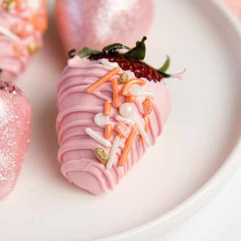 Sweets Indeed Sprinkles, Peach Rose Gold Edible Sprinkle Mix, Perfect for Cake Decorations, Baking, Ice Cream, Cookies, Cupcake Topper...