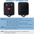 ECCPP for f ord f150 Key fob Keyless Entry Remote Key Fob CWTWB1U212 3 Button - Black for Ford for Mazda for L incoln for M ercury CWTWB1U331 CWTW...