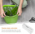Luxshiny Plastic Bag Holder Wall-mounted Trash Bag Dispenser Kitchen Grocery Bags Storage Easy Hanging over Cabinet Door under Sink Bag Saver Orga...