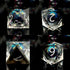 Haxtec DND Dice Set Liquid Core Sharp Edge Resin Dice, Planet D and D Dice, Polyhedral D&D Dice Set for Dungeons and Dragons TTRPGs DND Gift Rolep...