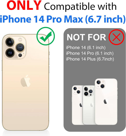 SPORTLINK Design for iPhone 14 Pro Max Waterproof Case - Shockproof Dustproof Phone Case with Screen Protector for iPhone 14 Pro Max, Full Body Pr...