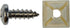Dorman 785-166 License Plate Fasteners- No. 14 x 3/4 In., 4 Pack...