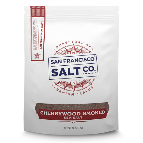 Cherrywood Smoked Sea Salt - 5 oz. Fine Grain by San Francisco Salt Company...