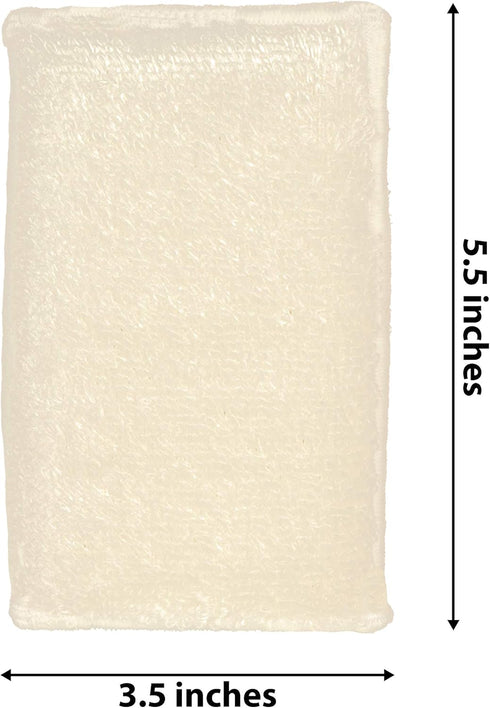 Evriholder Kitchen Sponges Super Absorbent Dish Cleaners made with Sustainable Bamboo Fiber, Pack of 3...