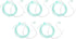 Dealmed Adult Standard Nasal Cannula – Straight with 7 ft (2.1m), Soft Green, Cannula Nasal Tubing for Oxygen, Highly Visible, Kink Resistant, Lig...