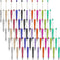 50Pcs Beadable Pens Plastic Bead Pen Black Ink Ballpoint Pens Diy Pens Cute Cool Pens for Journaling Students Teacher Bridal Graduation Gift Offic...