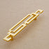 4PCS Chinese Style Cabinet Pull Handles, Drawer Pulls, Closet Handles, Hardware Handles for Furniture Dresser Drawer with Screws (128mm Hole spaci...