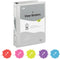 1 Inch 3 Ring Binder 1” Binder Grey Clear View Cover with 2 Inside Pockets, Colored School Supplies Office and Home Binders – by Enday...