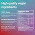 Vegan Beauty Support Gummies Collagen Booster with Biotin, Vitamin C, A, E, Folic Acid, and More - 60 Gummies - Plastic-Free Tin - Made with Natur...