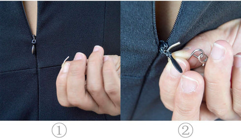 Dress Zipper Helper Zipper Puller Zipping Up Down Dress Yourself Zip Aid Tool (Multi Color)...