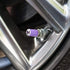 GRAPHICS & MORE Butterfly with Flowers Tire Rim Wheel Aluminum Valve Stem Caps...