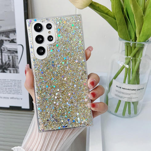 Case for Samsung Galaxy A54 5G Case Glitter Bling for Women Girls Sparkle Cover Cute Protective Phone Cases (Gold)...