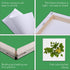 ESRICH Mini Stretched Canvas 10 Pack 5x5inch, 2/5''Profile Art Primed Canvases for Painting, Cotton Small Professional Stretched Canvas for Kids a...