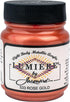 Jacquard Lumiere 2.25oz Fabric Paint Rose Gold - Metallic Paint for Fabric Paper Wood Ceramic and Metal - Light-bodied Metallic Acrylic Paint - Li...
