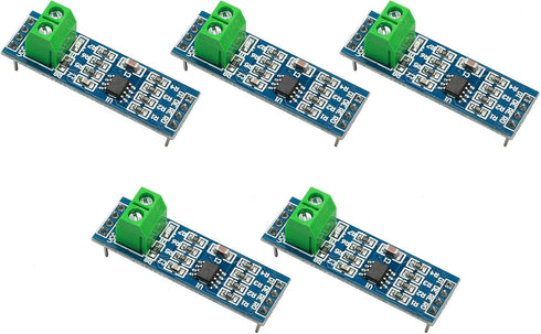 5 PCS RS-485 MAX485 Transceiver Chip Module TTL to RS-485 Module SCM Development Board...