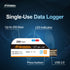 Frigga Temperature Data Logger Single Use Temperature Recorder 28800 Points USB Temperature Loggers High Accuracy 200 Days Cold Chain Transportati...