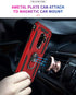 Military Grade Drop Impact for Samsung Galaxy S9 Plus Case 360 Metal Rotating Ring Kickstand Holder Magnetic Car Mount Armor Heavy Duty Protection...
