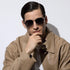 CARFIA Wide Temples Pilot Sunglasses for Men Polarized UV400 Protection Classic Trendy Style Eyewear CA5378...