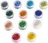 LONGWIN Multicolor 11/0 2mm Glass Seed Beads Approx 9600pcs Crystal Beads in 12 Colors Jewelry Making Supply for DIY Projects, Bracelets, Necklace...