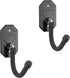 Allen Company - Rifle Wall Mount Coated Hooks with Metal Mounting Plate - Home Long Gun Rack - 2 Wide Hooks Per Pack...