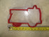 FIRE TRUCK FIRETRUCK ENGINE VEHICLE FIREMAN SAM COOKIE CUTTER MADE IN USA PR909...