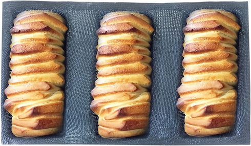 Mesh Silicone Bread Forms Square Shape Bread Molds Non Stick Bakery Tray Silicone Coated Fiber Glass Loaf Crusty Bread Bakeware For Small Toaster ...