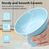 Elevated Cat Bowl, Ceramic Tilted Cat Food Bowl, Anti Vomiting, Stress Free on Neck and Spine, Spill-Proof, Anti-Tipping, Dishwasher Safe, Raised ...
