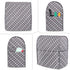 Luxja Dust Cover Compatible with 4.5-Quart and 5-Quart Stand Mixer, Cloth Cover with Pockets for Stand Mixer and Extra Accessories, Gray Dots...