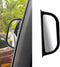 Back Passenger Rear View Mirror, Adjustable Blind Spot Mirror Wide-Angle Second Row Side View Auxiliary Mirror Stick on B-Pillar Car Exterior Acce...
