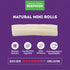 American Sourced Beefhide Mini Rolls 3-3.5" Dog Chew Treats - Natural Flavor, 40 Count/1 Pack...