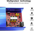 150W Car Power Inverter DC 12V to 110V AC Converter with 3.1A Dual USB Power inverters for Vehicles,Road Trip Essentials Camping Accessories Blue...