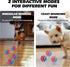 PetPrime Interactive Dog Ball Toy Active Rolling Ball for Dogs with LED Light Automatic Self Moving Bouncing Pet Ball Type-C Rechargeable Motion A...