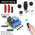 DieseRC 433Mhz Universal Wireless Remote Control Switch DC 12V 1CH RF Relay Receiver Module with 5 Transmitters EV1527 Learning Code Remote Switch...