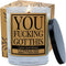 You Got This Candle for Women Men | You Got This | Inspirational, Encouragement Gifts | Motivational Promotion New Job Gifts | Congratulations Pre...
