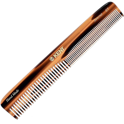 Kent 6T Fine Tooth Comb and Wide Tooth Comb Hair Combs for Women, Combs for Men Beard Comb and Mustache Comb, Barber Comb Hair Styling Grooming Co...