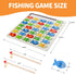 Wooden Magnetic Fishing Game for Toddlers, Montessori Fine Motor Skills Toy with Letters and Numbers, Preschool Learning ABC and Puzzle Birthday T...