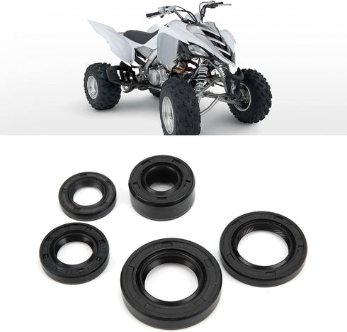 Engine Oil Seal Replacing Engine Oil Seal 5Pcs, 110cc 125cc 140cc Engine Crankshaft Seal Gear Crank Case Oil Seal for PIT PRO Trail Quad Dirt Bike...