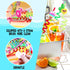 Summer Reusable Drinking Straws 24 Packs Pool Party Decorations Beach Fruit Party Favors Hawaiian Tropical Straws Goodie Bag Gifts for Birthday Pa...